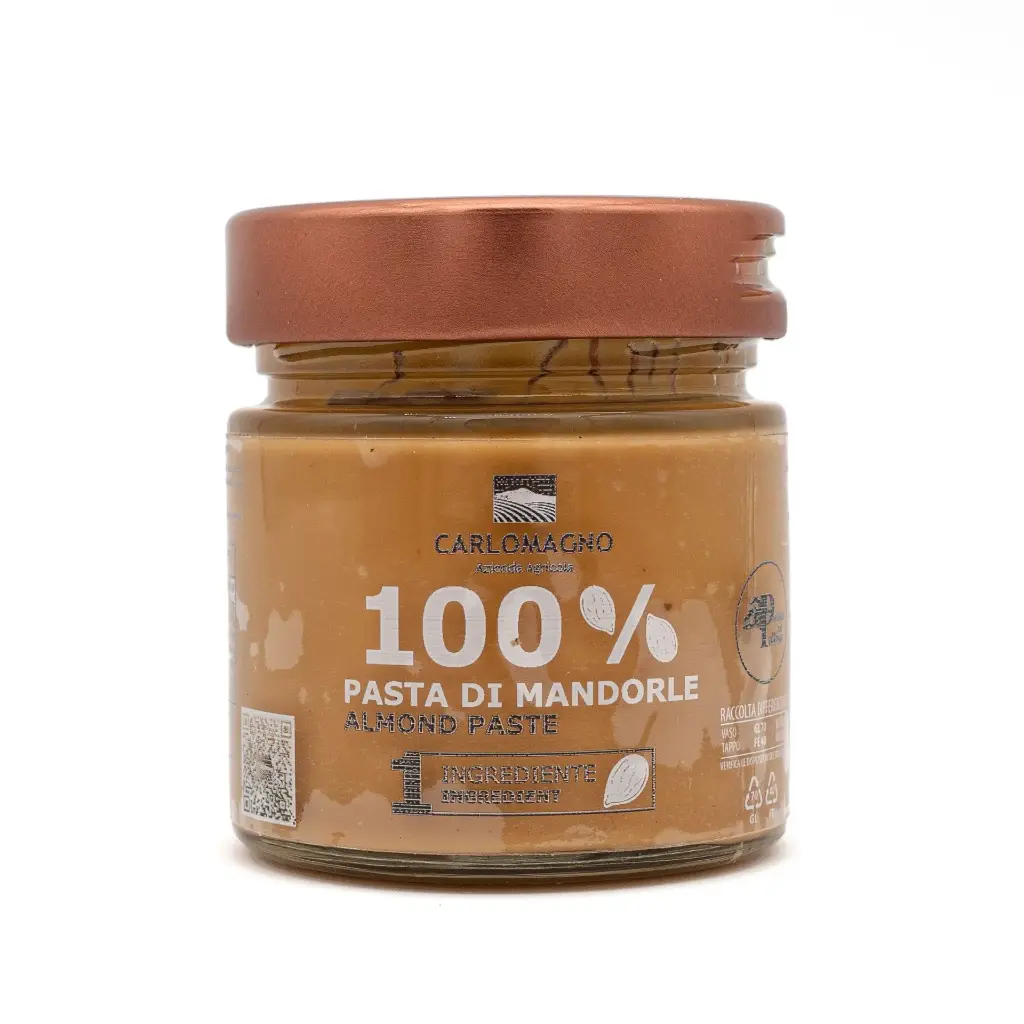 Pasta di mandorle pelate 100%