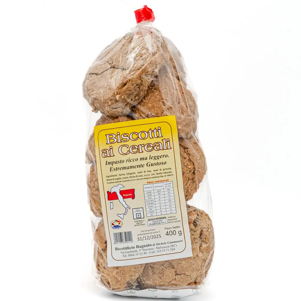 Pane biscottato ai cereali