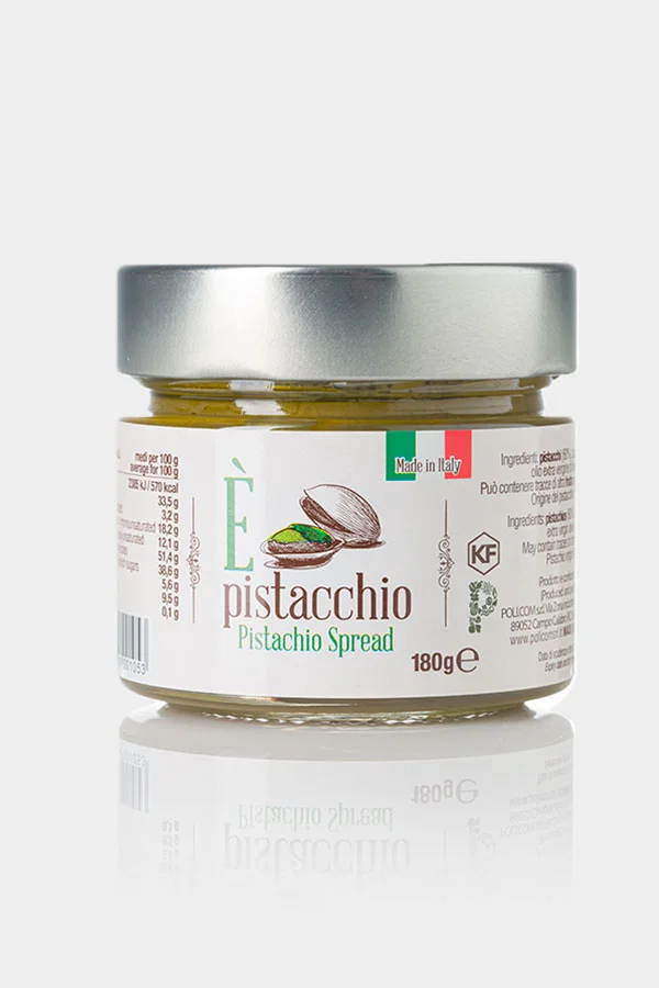 Crema pistacchio 60% e Olio EVO